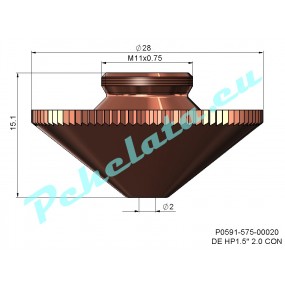 Дюза за лазер precitec Ø 2.0
